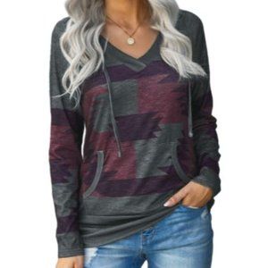Aztec Knit Hoodie